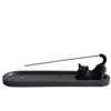 Mobile Cat Black Cat Incense Stick Holder 3D Printed Cat Incense Tray  Yoga Room