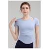 Summer High-end Sports And Fitness Yoga Wear With A Hollowed-out Waist-cinching Design, A Slimming Pilates Fitness Wear