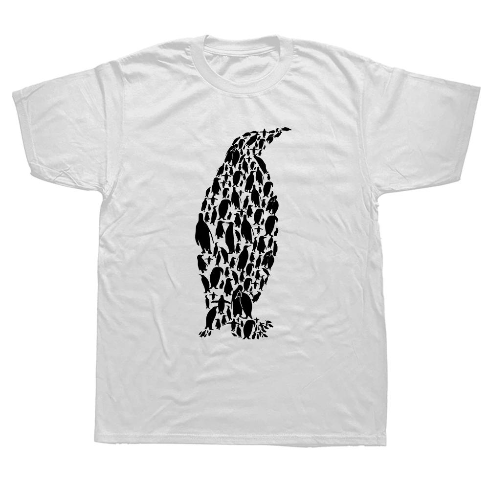 Penguins of the World Funny Animals Cute Penguin Tee Tops Round Neck ShortSleeve Fashion Tshirt Clothing Casual Basic Tshirts