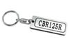 CBR125R Double Ring Acrylic Original Keychain for Exterior Custom and Accessories A-987-2 Silver/Black Muffler, Handlebars, Parts, Mirrors, Parts,