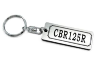 CBR125R Double Ring Acrylic Original Keychain for Exterior Custom and Accessories A-987-2 Silver/Black Muffler, Handlebars, Parts, Mirrors, Parts,