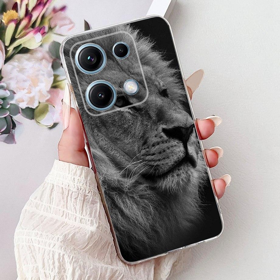 For Xiaomi Redmi Note 14s 4G Case Animal Cartoon Phone Cover For Redmi Note 14 Pro 4G Note14 Europe Soft Silicone Clear Coque