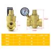 DN15 DN20 DN25 Brass Water Pressure Reducing Maintaining Valve 1/2" 3/4" 1" Adjustable Relief Valve With Gauge Meter