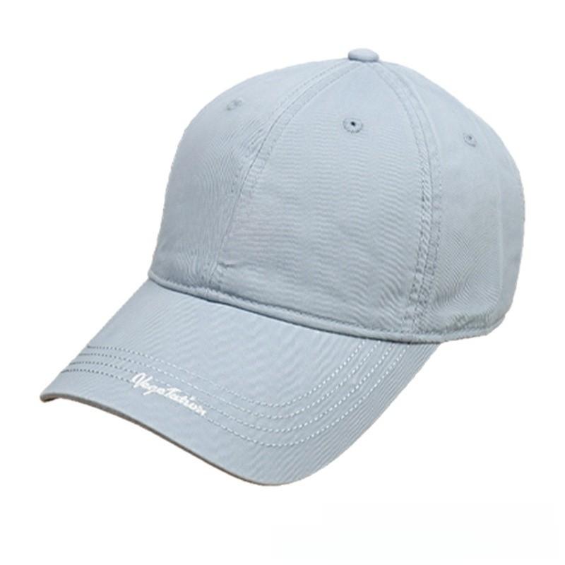 Embroidered Letter Baseball Cap With Sun Protection For Casual Outdoor Wear