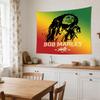 Bob Marley Reggae Music Legend  Polyester Wall Hanging Tapestry, Aesthetic Home Decor for Bedroom Dorm Photo Backdrop
