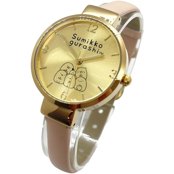 Alias Sumikkogurashi Women's Leather Strap Casual WW20100SXSG Wrist Watch