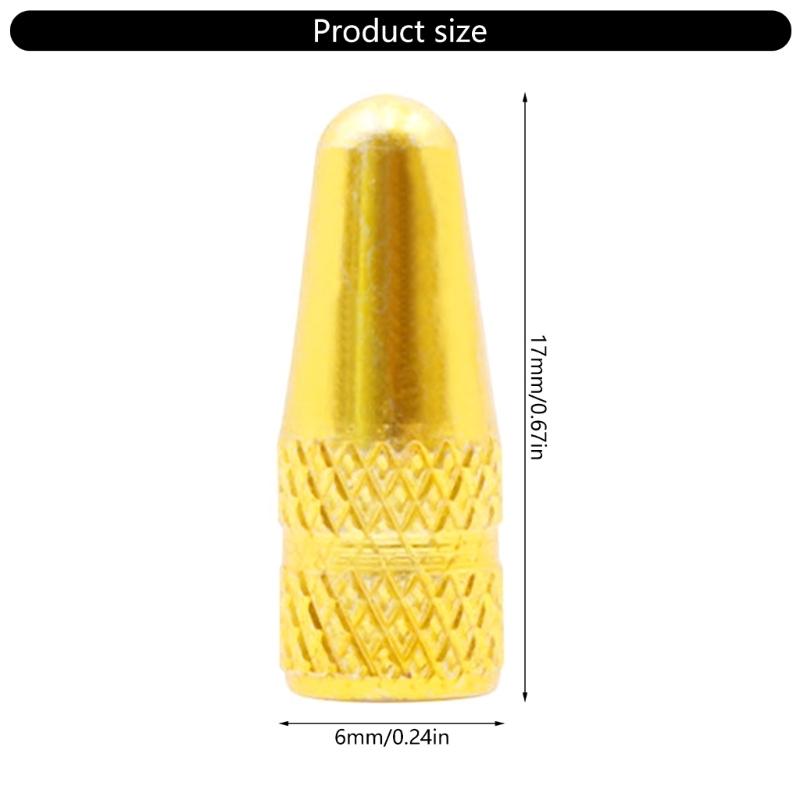 20pcs Cycling Tire Protecting Valves Protective Caps Rustproof Valves Caps Bicycles Accessories