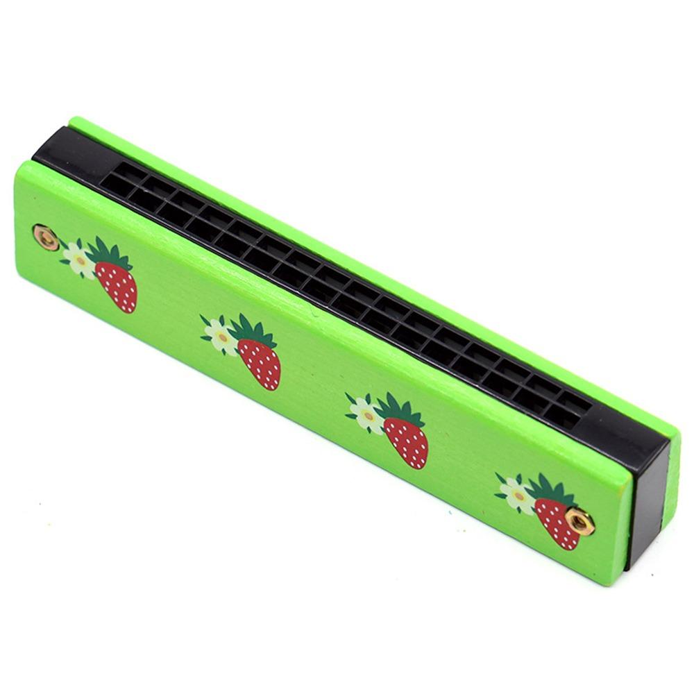 

Melodic Children Musical Instrument 16 Holes Orff Instrument New Melodica Children Toys Green Strawberry