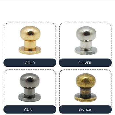 Nýtovací tašky na nehty s kulatou hlavou DIY Různé specifikace Příslušenství k botám na nehty 10 sad