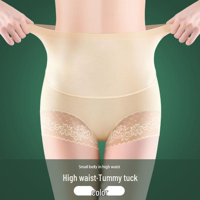 

Женские формирующие трусики с высокой талией, контролем живота и лифтингом бедер L [80-125 lbs] телесный