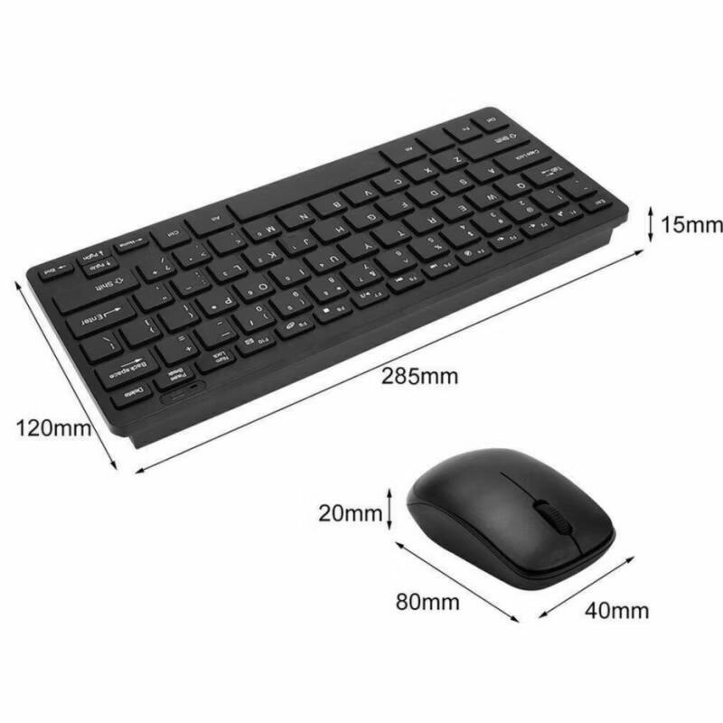OLOEY Ultra-Slim Wireless Keyboard and Mouse Set
