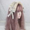 Lovely Bowknot Sweet Hair Hoop Anime Maid Cosplay Headband Lolita Lace Flower Headwear Accessory Hand Made