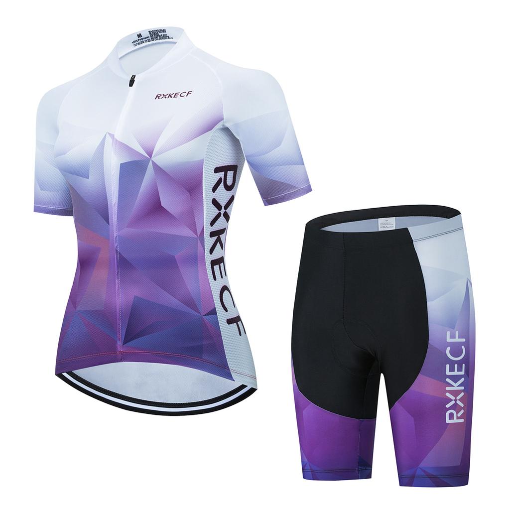 2026 Set Maglia da Ciclismo a Maniche Corte da Donna Abbigliamento Sportivo Kit Abbigliamento per Bici Mtb Maillot Ciclista Vestiti da Bicicletta