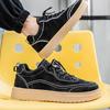 Leather Mens Casual Shoes High Quality Men Sneakers Soft Comfortable Men Board Shoes Wear-resistant Non-slip Male Platform Shoes