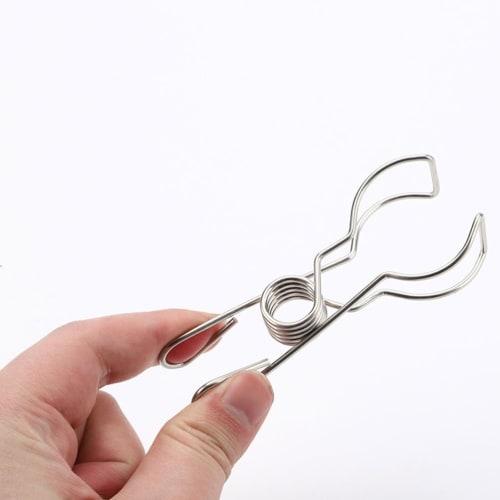 Frcolor Laundry Clips, Clothespins, Hangers, Clothes Drying Racks, Windproof, Stainless Steel, Multipurpose, Spring Bent Clamps, Clothes Drying Racks,