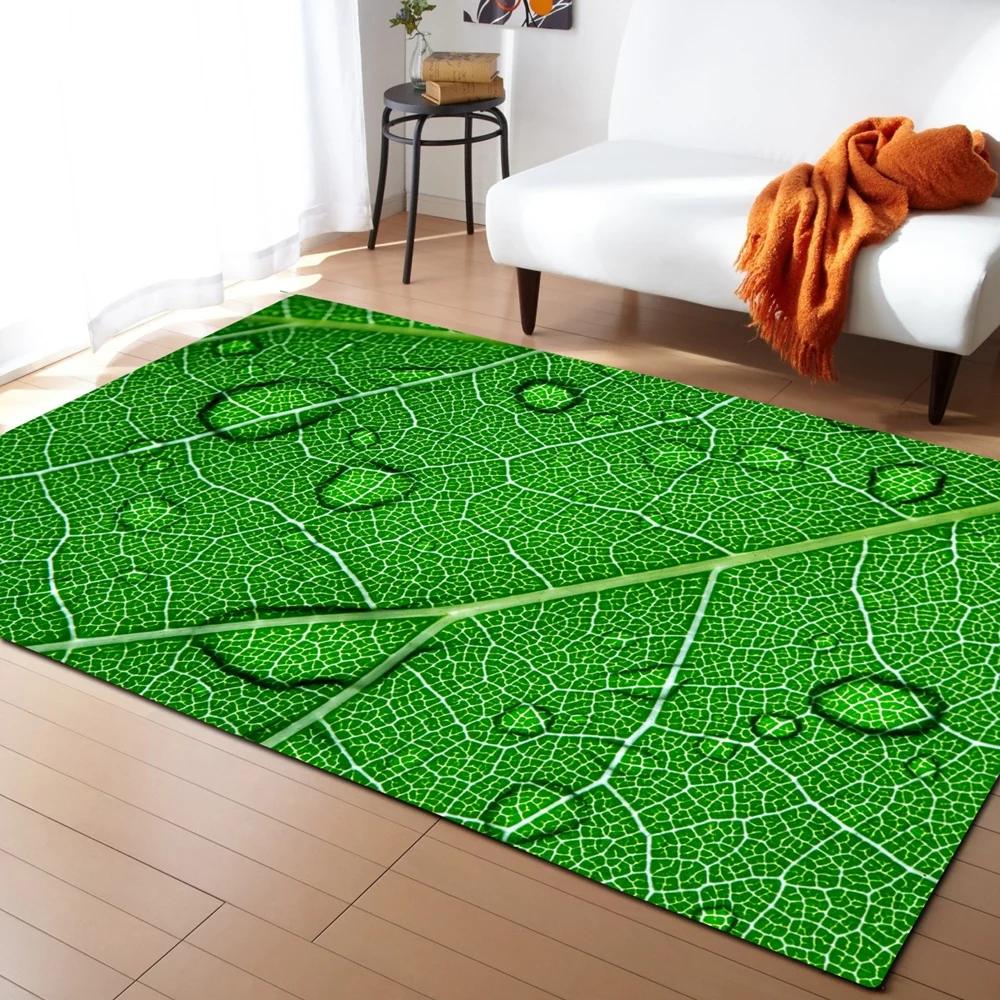3D Print Poppies Flower Carpet Natural Scenery Floor Mat Sunlight Landscape Home Entrance Door Mat Living Room Rugs Bathroom Mat