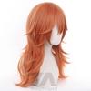 Angel Devil for Chainsaw Man Bangs Long Orange Brown Cosplay Wigs Halloween Costume Party AdultHair Wig