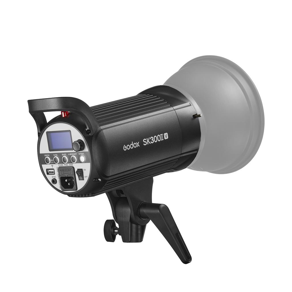 Godox SK300II-V Verbessertes Studioblitzlicht 300Ws Leistung GN58 5600+/-200K Blitzlicht Eingebautes 2,4G