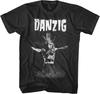 Authentic Danzig Skullman Cross Samhain Misfits Lucifuge Heavy Metal Black Shirt Unisex T-Shirt