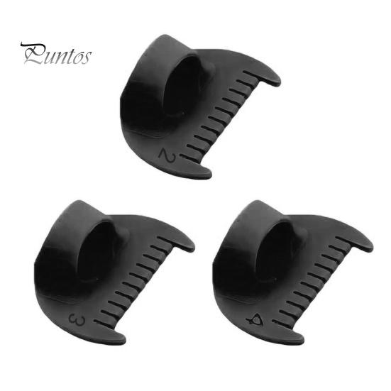 3 Pcs Thumb Sewing Template Hand Sewing Seam Guide Finger Overlock Ruler with Scale Quilting Tool for Equal Stitches DIY Embroidery Leather Crafts