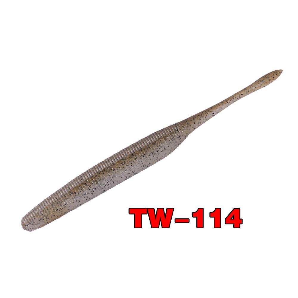 Japanese OSP Wiggle Tail Worm DoliveStick Bass Perch Lure