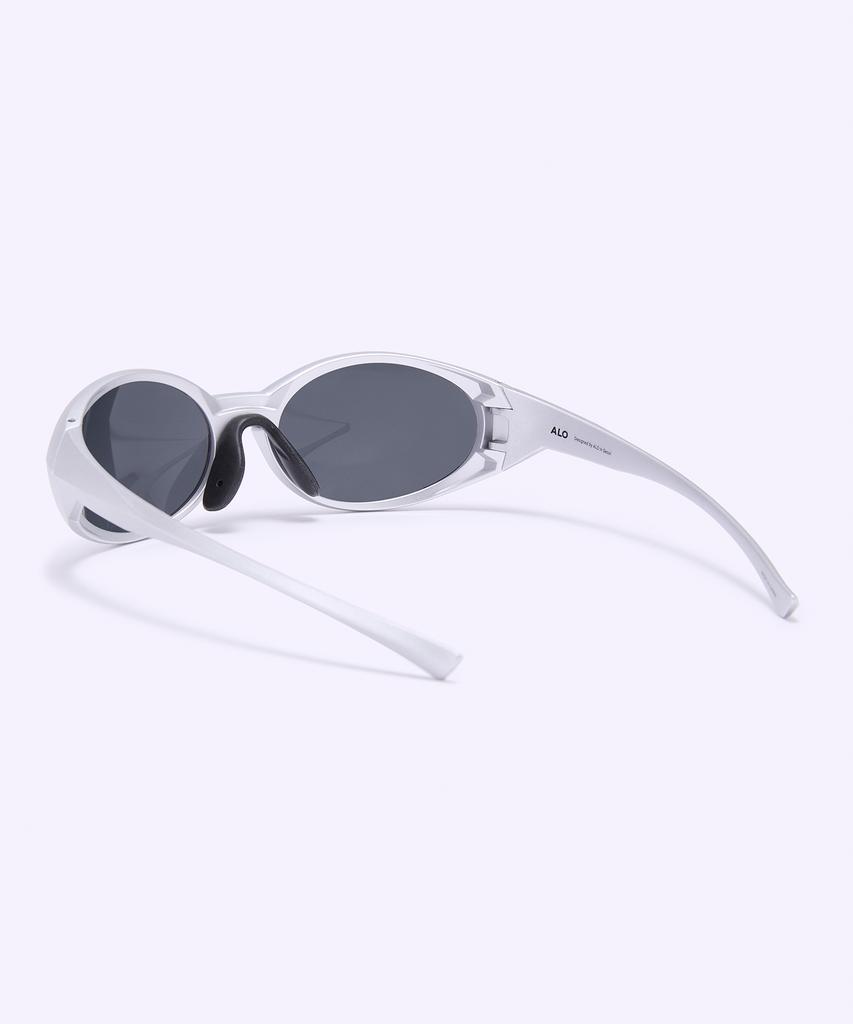 Alloaiweeo [Essential] Al3504 1111 Essential Flicker Sunglasses Silver