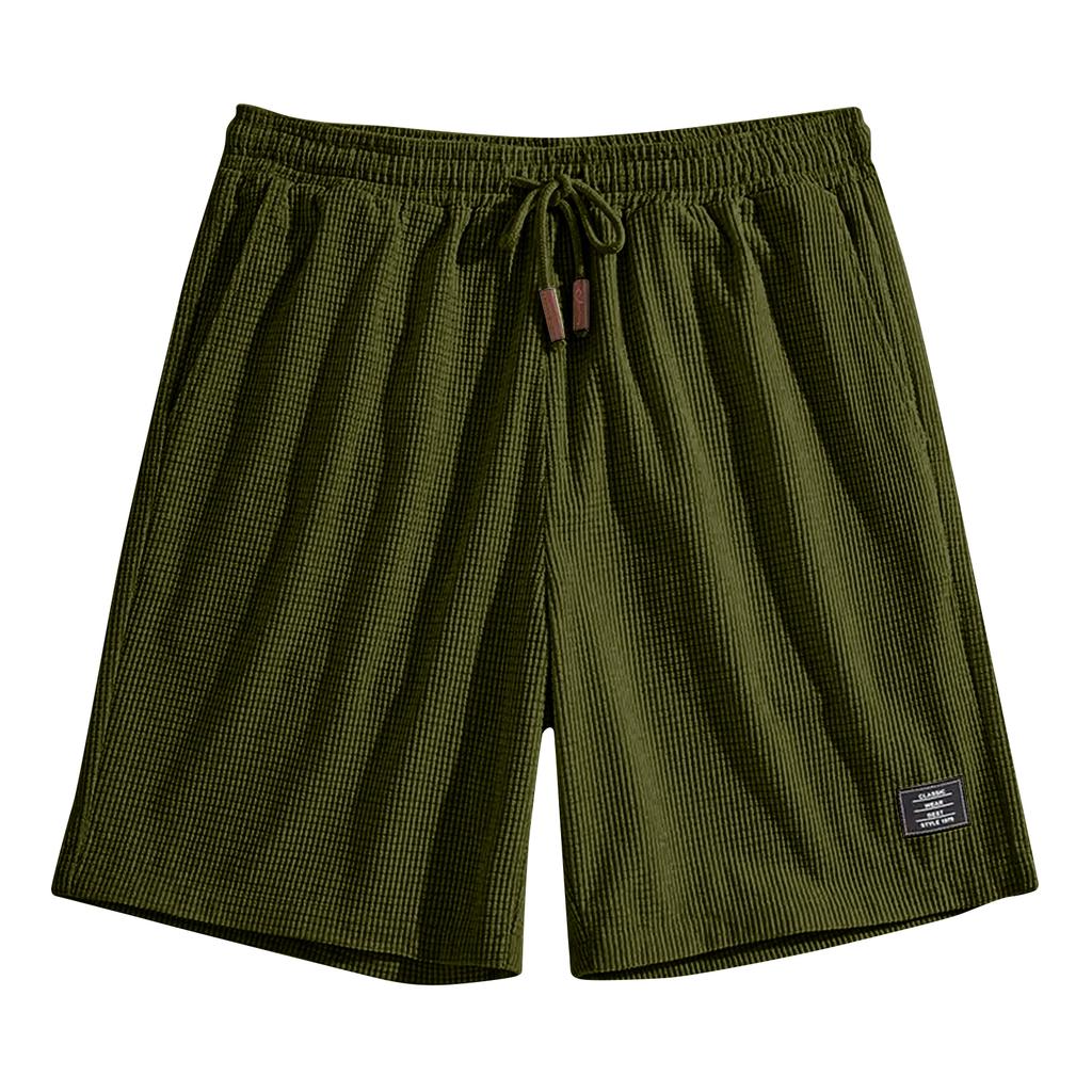 Men's Summer Casual Shorts Men's Fashion Sports Textured Shorts