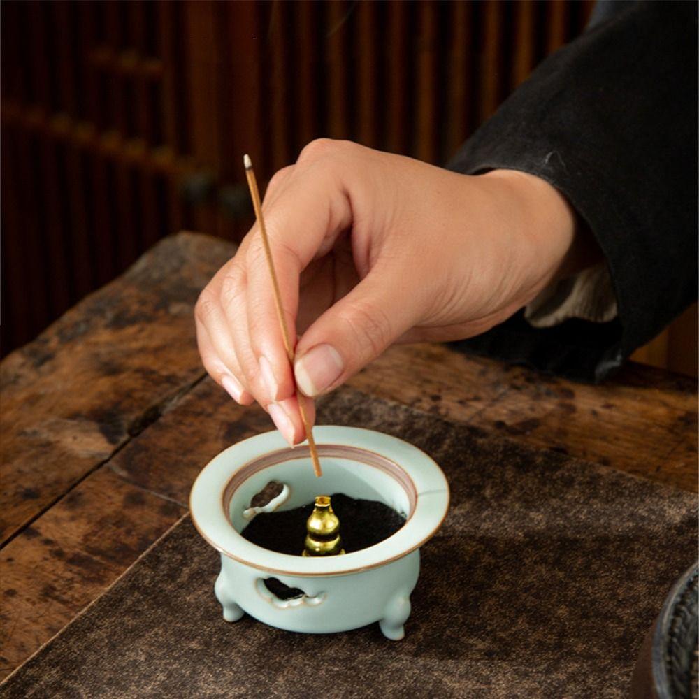 Retro Sandalwood Agarwood Stove Ceramics Aromatherapy Holder Room Decor Incense Burner  Bedroom