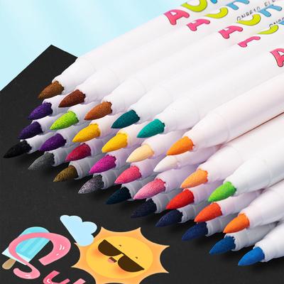 Set mit 18–84 Acrylfarben-Markerstiften, Markerstift auf Wasserbasis mit weicher Spitze und weicher Pinselspitze, Kunstmarker in Hauttönen für Steine, Fliesen, Glas, Keramik, Holz