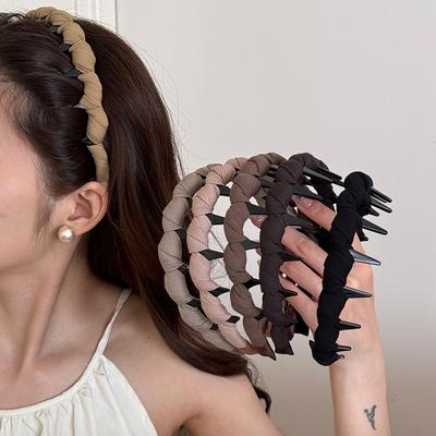 Bandeau femme fille 2025 nouveaux accessoires cheveux bandeau kpop adultes Cerceau maquillage mode de pointe populaire vintage nouveau en 2025 Coiffe