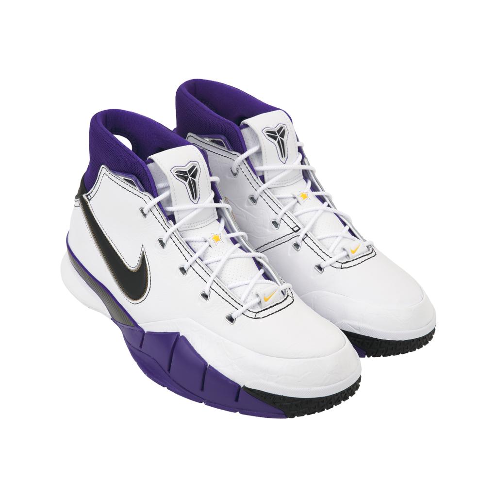 Nike Zoom Kobe 1 Protro 81 Puntos 2026 Zapatillas Hombre Blanco Negro Púrpura de Cancha IM0542-100