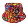 Retro Graffiti Double-Sided Bucket Hat for Men & Women - Versatile Outdoor Travel Sun Protection