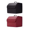 Car Trunk Storage Box Sturdy Container PU Leather for Suvs Vehicles MPV
