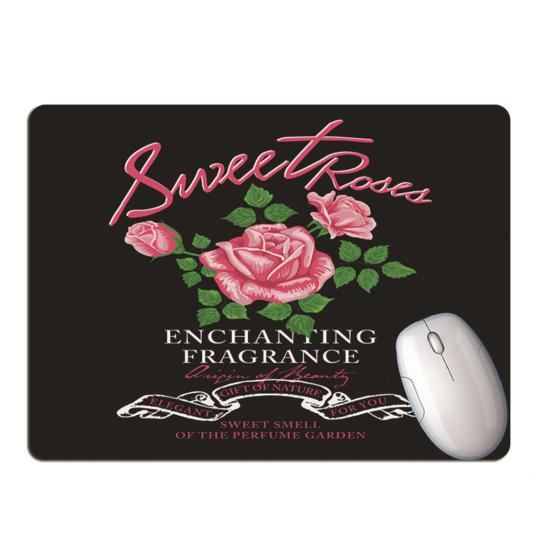 Prémiová stolní podložka pod myš měkký černý hladký povrch