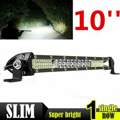 İnce 10 inç Led Işık Çubuğu Spot Sel Kombosu Çalışma Suv Tekne Offroad Sürüş Atv 4Wd