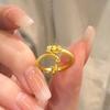 Chinese Style Dragon Shaped Opeen Rings for Women Couple Vintage Silver Color Adjustable Finger Ring Jewelry Gift