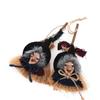 Halloween Broom Witch Decoration Creepy Day Festival Decoration For Bar Haunted House Party Desktop Witch Ornament Home Decor Supplies