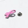 Promotional Red Ribbon Metal Badge for Breast Love Public Welfare Activity - Cross-border Brooch Pin Jewelry