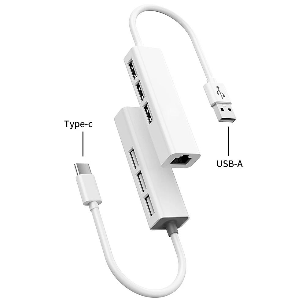 USB/Type-C Ethernet Adapter 10GBit/s USB to RJ45 Lan Network for Laptop PC Windows Xiaomi Mi Box Nintendo Switch Network Card