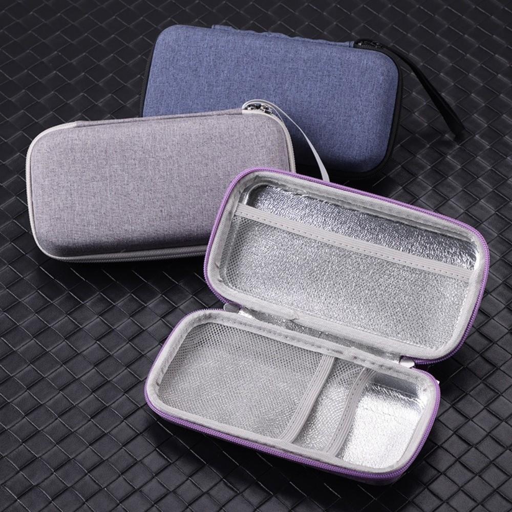 Waterproof Insulin Cooling Bag Shockproof Dust-proof Medicine Storage Box Thermal Insulated Essential Oil Case Cold Storage