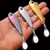 5Pcs Tail Spinning 10g 15g 20g 30g Balance Rotating Metal Jig VIB Vibration Bait Spinner Spoon New Fishing Tackle Sinking Lure