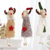Christmas Decorations: Cute Plush Elk Pendant, Christmas Tree Ornament