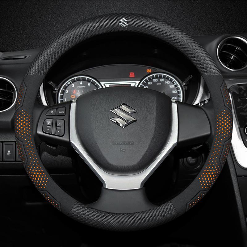 Cat Steering Wheel Cover For Suzuki Ignis Jimny SX4 S-Cross Swift Grand-Vitara Aito Baleno Celerio Ciaz Equator Ertiga Samura
