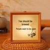 Creative LED Calligraphy Picture Frame: Tabletop Night Light & Bedside Lamp, DIY Birthday Gift