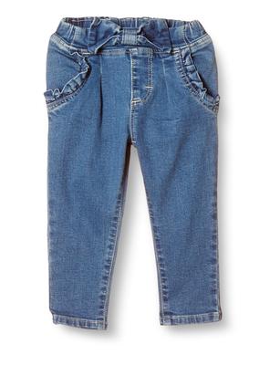 Ίσιο Παντελόνι Edwin ETG03 Μεσαίο Μέγεθος 80 Κοριτσίστικο "Ribbon" (Τέντωμα) [Μεγέθη 80-130cm] Μπλε,