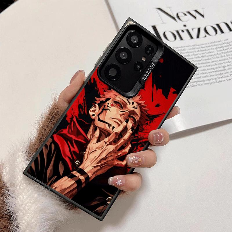 Anime Itadori Yuji JUJUSU Soft Phone Case for Samsung Galaxy S24 S25 FE S26 Edge S23 Ultra S22 Plus S21 + Shockproof Cover Back