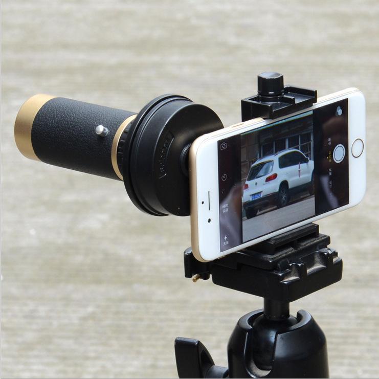Universal Adapter for Telescope and Microscope: Mobile Phone Holder for Bird Watching and Astronomy.