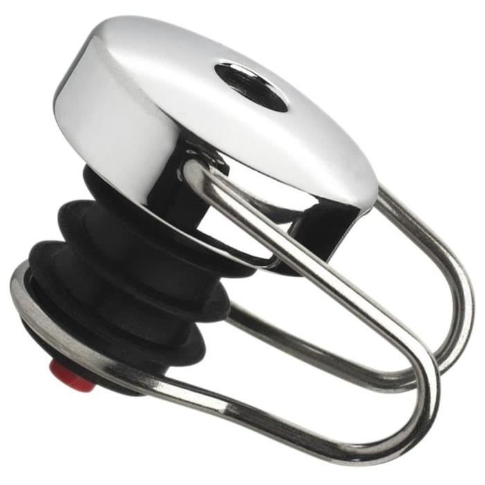 Bouchon bouteille - Tip Top - Universel - Silicone - Noir