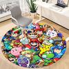 1pc Mario Gaming Characters Office Round Area Rug,  Under Office Chairs Bedroom Living Room Home Decor a0926200
