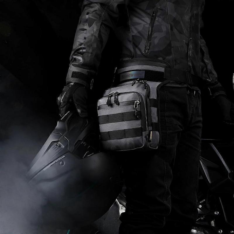 Multifunctional Breathable Motorcycle Leg Bag Waterproof for Bicycle Riding Outdoor Sports